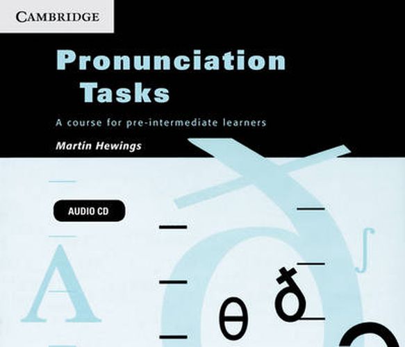 Cover image for Pronunciation Tasks Audio CDs (3): A Course for Pre-intermediate Learners