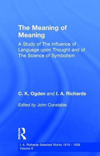 Cover image for Meaning Of Meaning         V 2