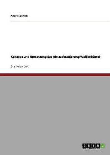 Cover image for Konzept und Umsetzung der Altstadtsanierung Wolfenbuttel