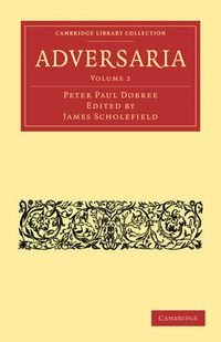 Cover image for Adversaria 2 Volume Paperback Set