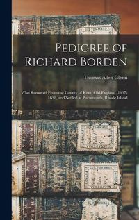 Cover image for Pedigree of Richard Borden