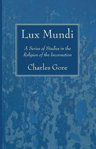 Cover image for Lux Mundi