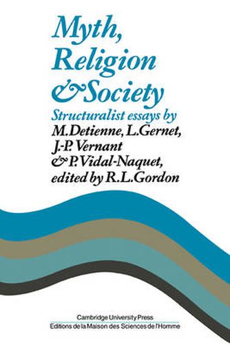 Cover image for Myth, Religion and Society