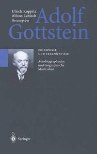 Cover image for Adolf Gottstein: Erlebnisse Und Erkenntnisse