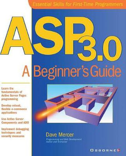 Cover image for ASP 3.0: A Beginner's Guide
