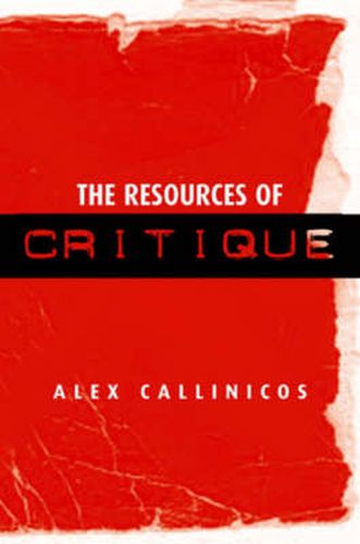 Cover image for The Resources of Critique