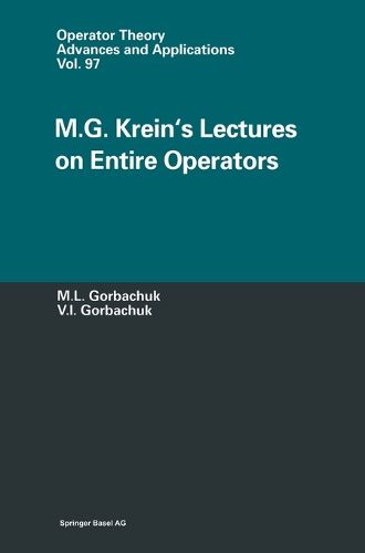 Cover image for M.G.Krein's Lectures on Entire Operators