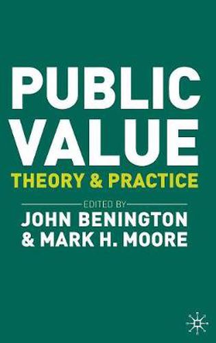 Cover image for Public Value: Theory and Practice