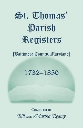 St. Thomas' Parish Register, 1732-1850