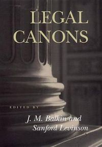 Cover image for Legal Canons