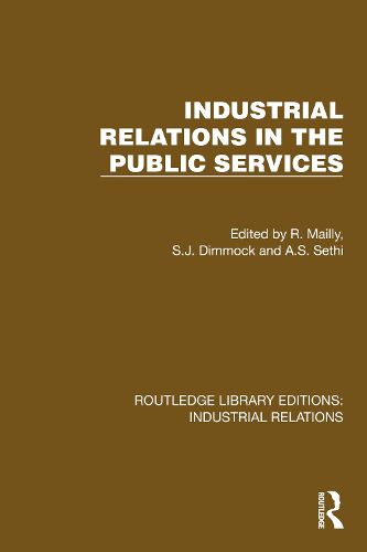 Cover image for Industrial Relations in the Public Services