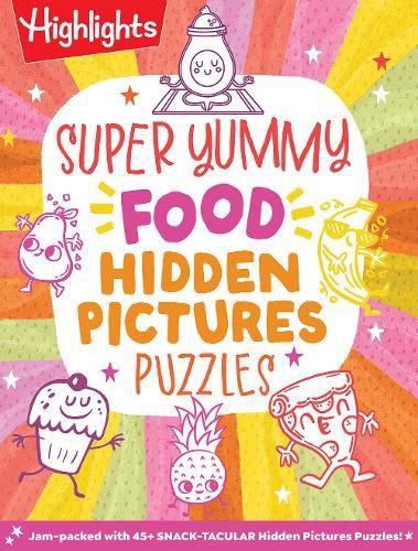 Cover image for Super Yummy Food Hidden Pictures Puzzles