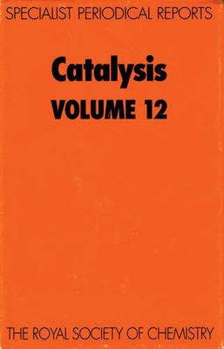 Cover image for Catalysis: Volume 12