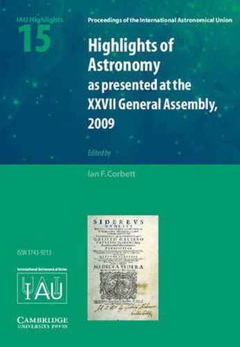 Cover image for Highlights of Astronomy: Volume 15