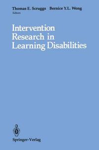 Cover image for Intervention Research in Learning Disabilities