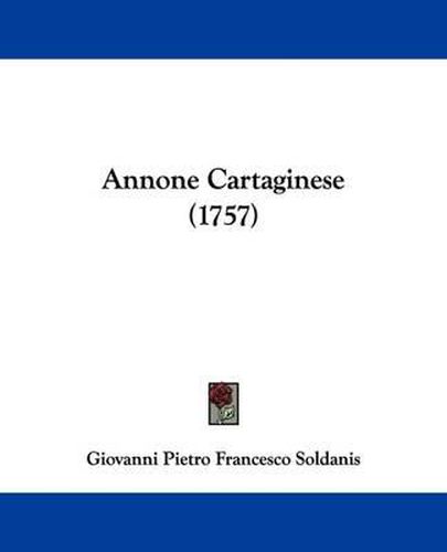 Cover image for Annone Cartaginese (1757)