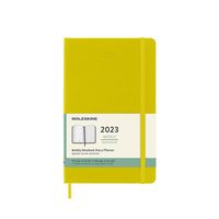 Cover image for Moleskine 2023 Weekly Diary – Large Yellow Hardcover 