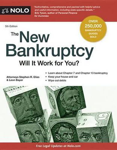 Cover image for The New Bankruptcy: Will It Work for You?