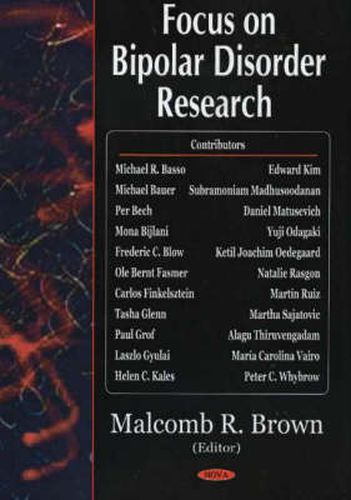 Cover image for Focus On Bipolar Disorder Research