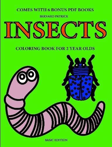 Cover image for Coloring Books for 2 Year Olds (Insects)