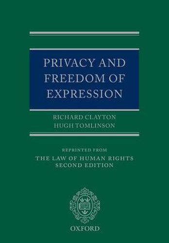 Cover image for Privacy and Freedom of Expression