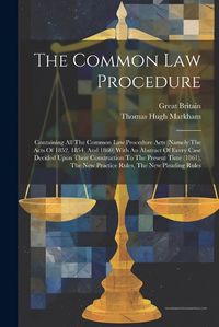 Cover image for The Common Law Procedure