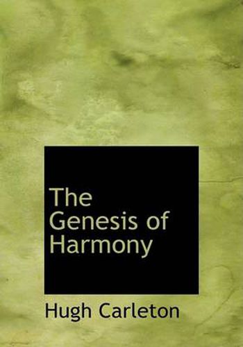 Cover image for The Genesis of Harmony