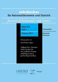 Cover image for Economic Forecasts: Themenheft Heft 1/Bd. 231 (2011) Jahrbucher fur Nationaloekonomie und Statistik