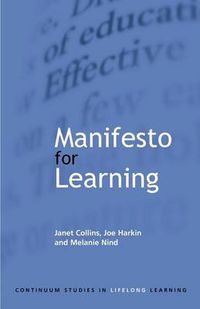 Cover image for Manifesto for Learning: Fundamental Principles