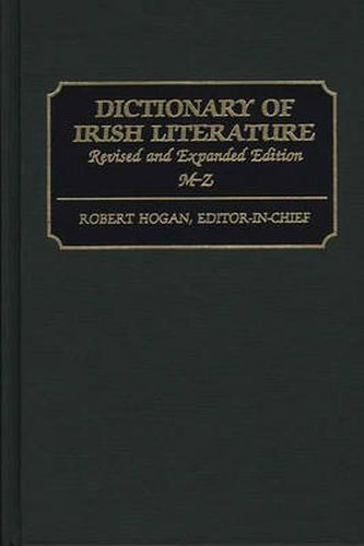 Dictionary of Irish Literature: A-L, 2nd Edition
