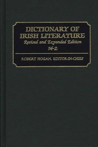Cover image for Dictionary of Irish Literature: A-L, 2nd Edition