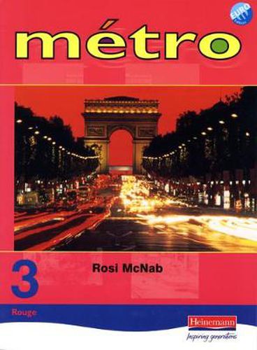 Cover image for Metro 3 Rouge Pupil Book Euro Edition