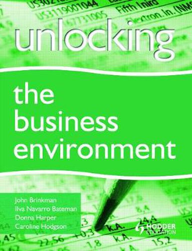 Cover image for Unlocking the Business Environment