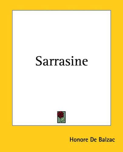 Cover image for Sarrasine