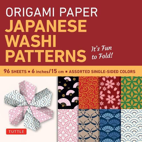 Cover image for Origami Paper: Japanese Washi Patterns: Perfect for Class Projects and Modular Origami