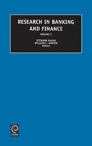 Cover image for Research in Banking and Finance