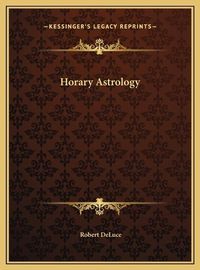 Cover image for Horary Astrology