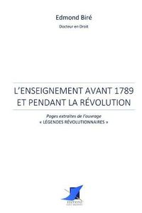 Cover image for L'enseignement avant 1789 et pendant la R volution