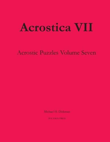 Cover image for Acrostica VII