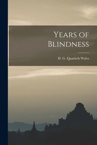 Cover image for Years of Blindness