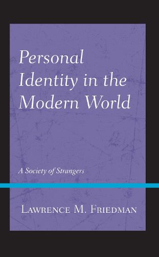 Cover image for Personal Identity in the Modern World: A Society of Strangers