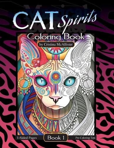 Cover image for Cat Spirits Coloring Book: Book 1