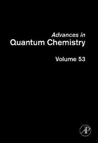 Cover image for Advances in Quantum Chemistry: Current Trends in Atomic Physics