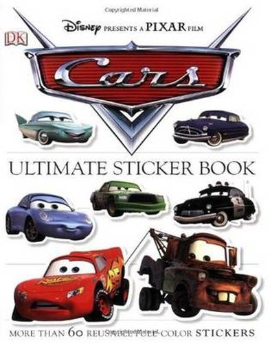 Cover image for Ultimate Sticker Book: Disney Pixar Cars: More Than 60 Reusable Full-Color Stickers