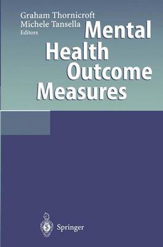 Cover image for Mental Health Outcome Measures