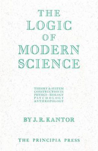 Cover image for Logic of Modern Science