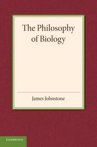 Cover image for The Philosophy of Biology