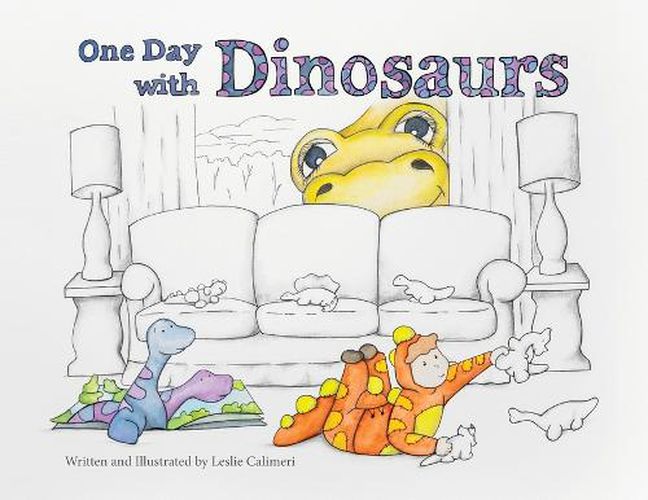 Cover image for One Day with Dinosaurs