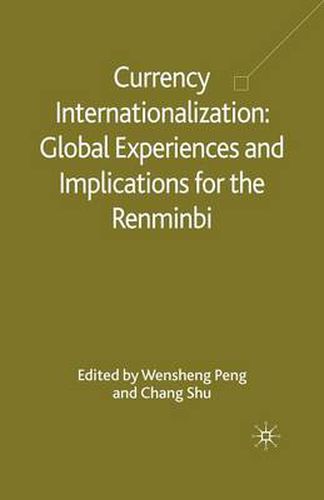 Cover image for Currency Internationalization: Global Experiences and Implications for the Renminbi