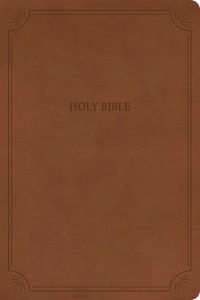 Cover image for NASB Large Print Thinline Bible, Value Edition, Brown Leathertouch